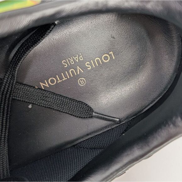 Louis Vuitton Men's Black and Multicolor Sneakers - Picture 5 of 8